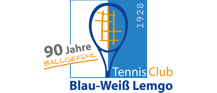 Tennisclub Blau-Weiß Lemgo | Jubiläumslogo