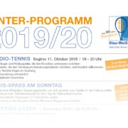 Tennisclub Lemgo | Winterprogramm 2019/2020